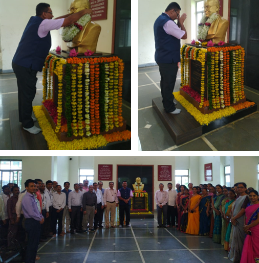 Commemoration of Ninety First Birth Anniversary of  Hon. Founder Chairman Late Sri. V. Rajeshwar Rao garu  on 16th September 2022 at KITS, Ramtek